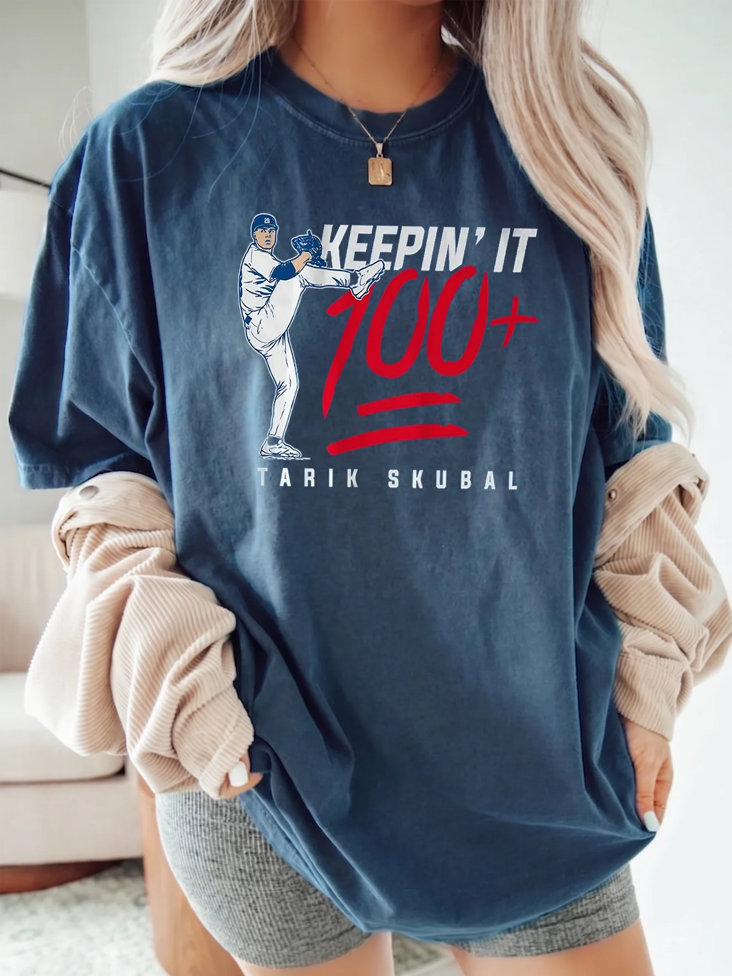 Tarik Skubal Keepin' It Baseball Sweatshirt Detroit Sports Fan Gift