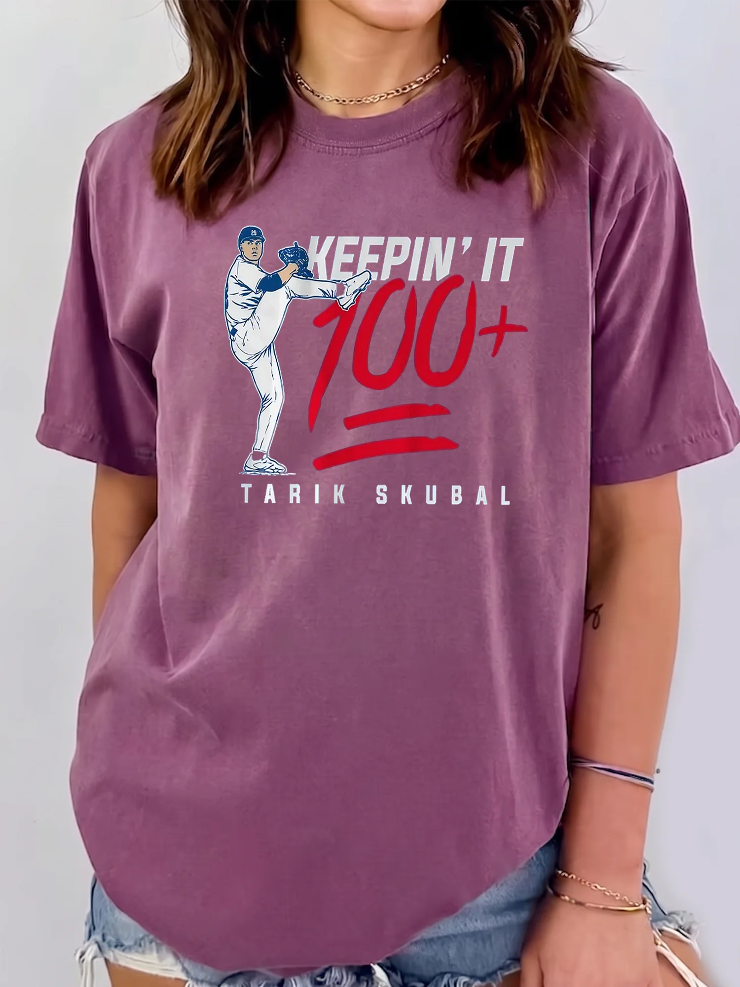 Tarik Skubal Keepin' It Baseball Sweatshirt Detroit Sports Fan Gift