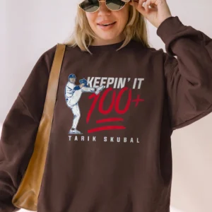 Tarik Skubal Keepin' It Baseball Sweatshirt Detroit Sports Fan Gift