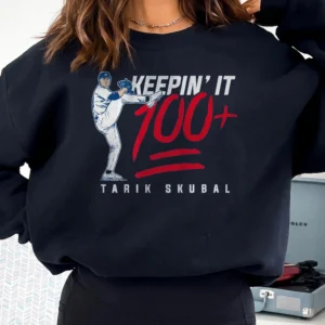 Tarik Skubal Keepin' It Baseball Sweatshirt Detroit Sports Fan Gift