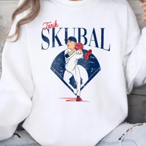 Tarik Skubal Detroit Baseball Sweatshirt Vintage Pitcher Graphic Pullover