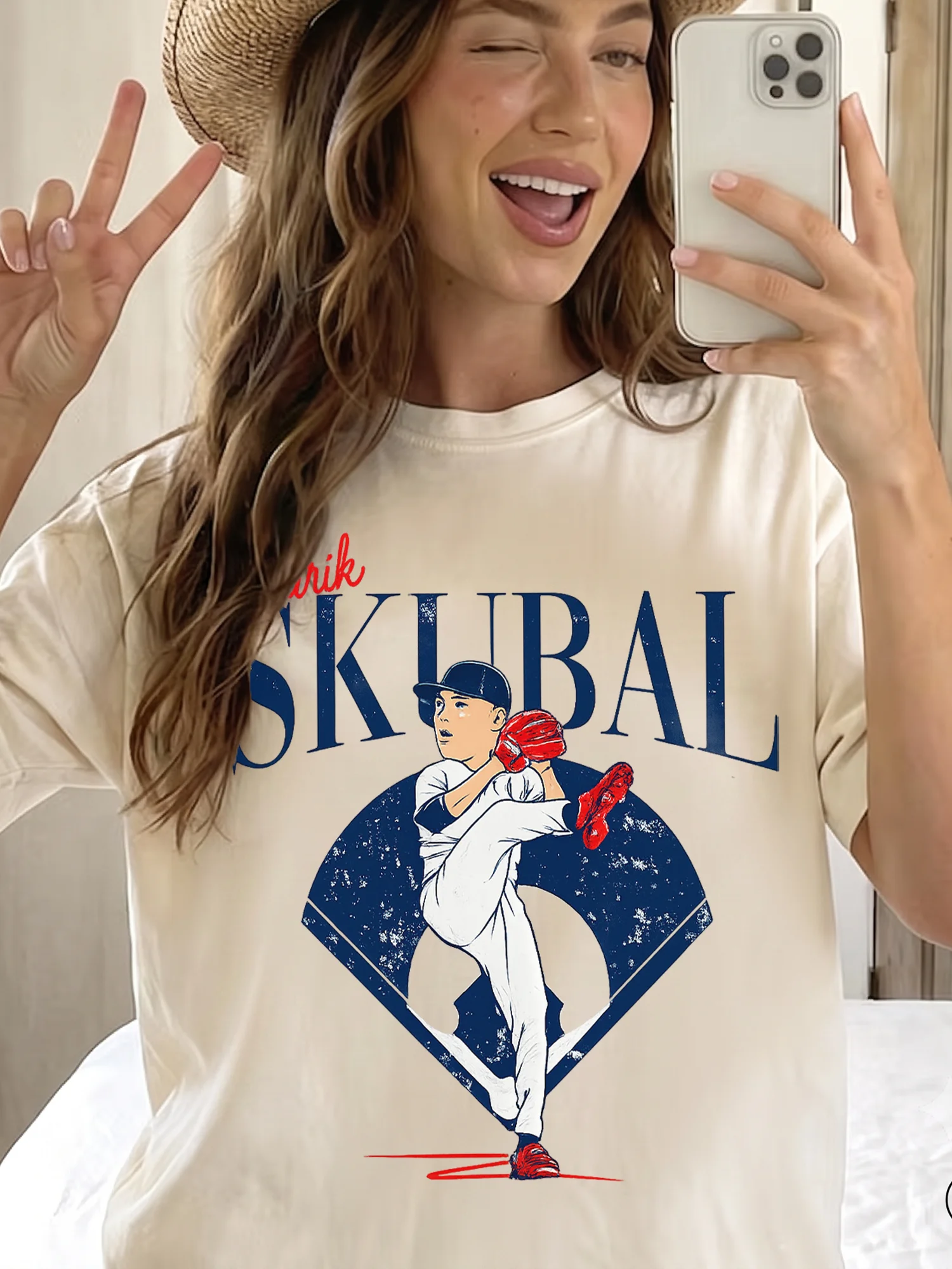 Tarik Skubal Detroit Baseball Sweatshirt Vintage Pitcher Graphic Pullover