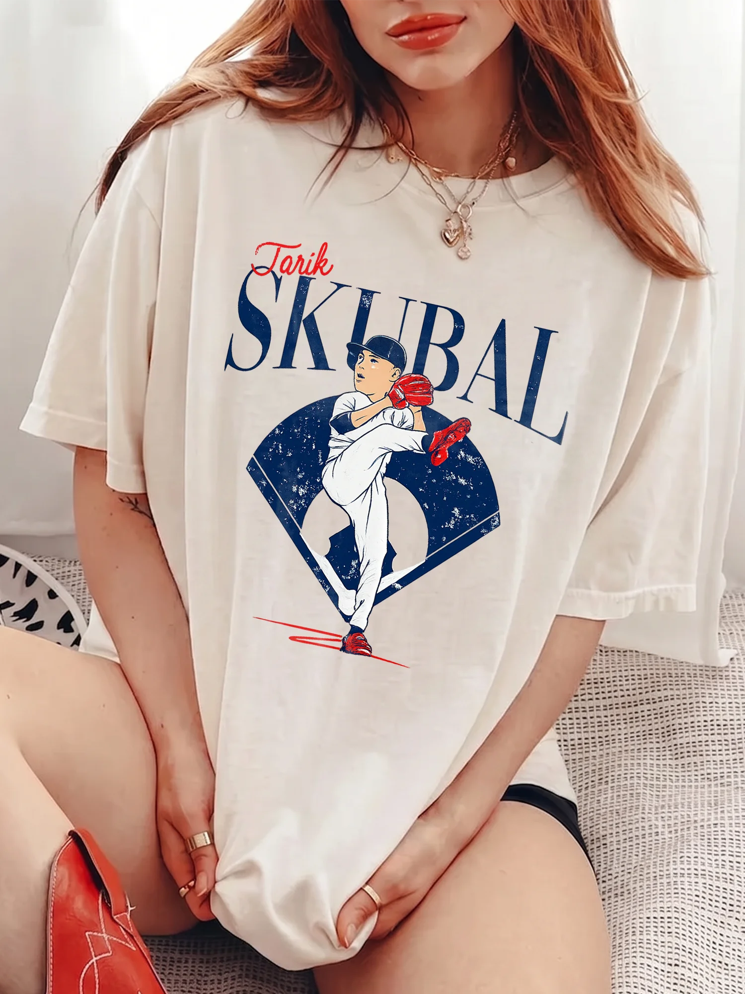 Tarik Skubal Detroit Baseball Sweatshirt Vintage Pitcher Graphic Pullover
