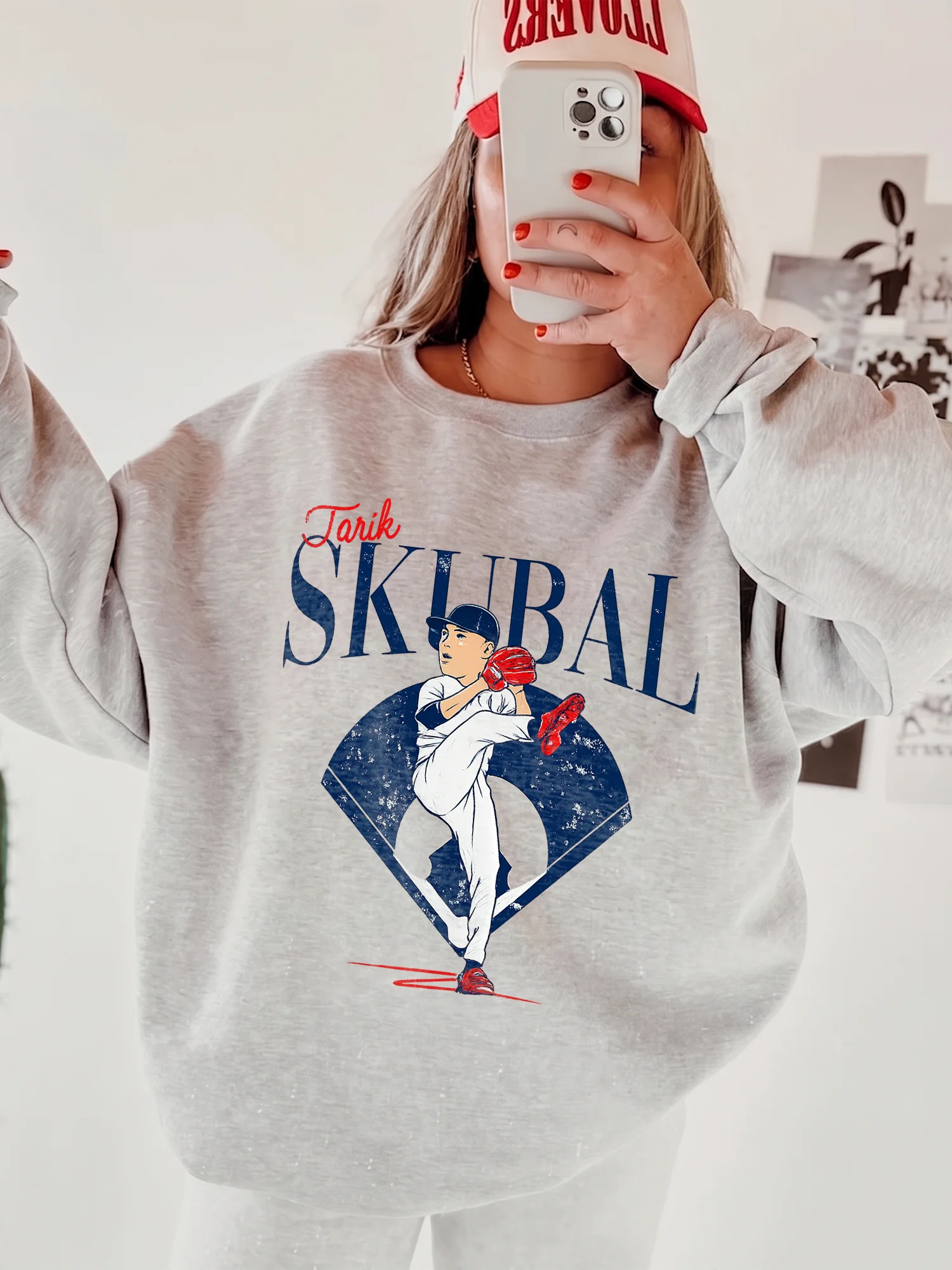 Tarik Skubal Detroit Baseball Sweatshirt Vintage Pitcher Graphic Pullover