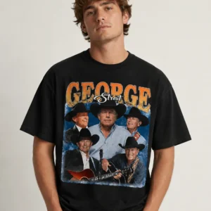George Strait Vintage Graphic Tee for Country Music Fans