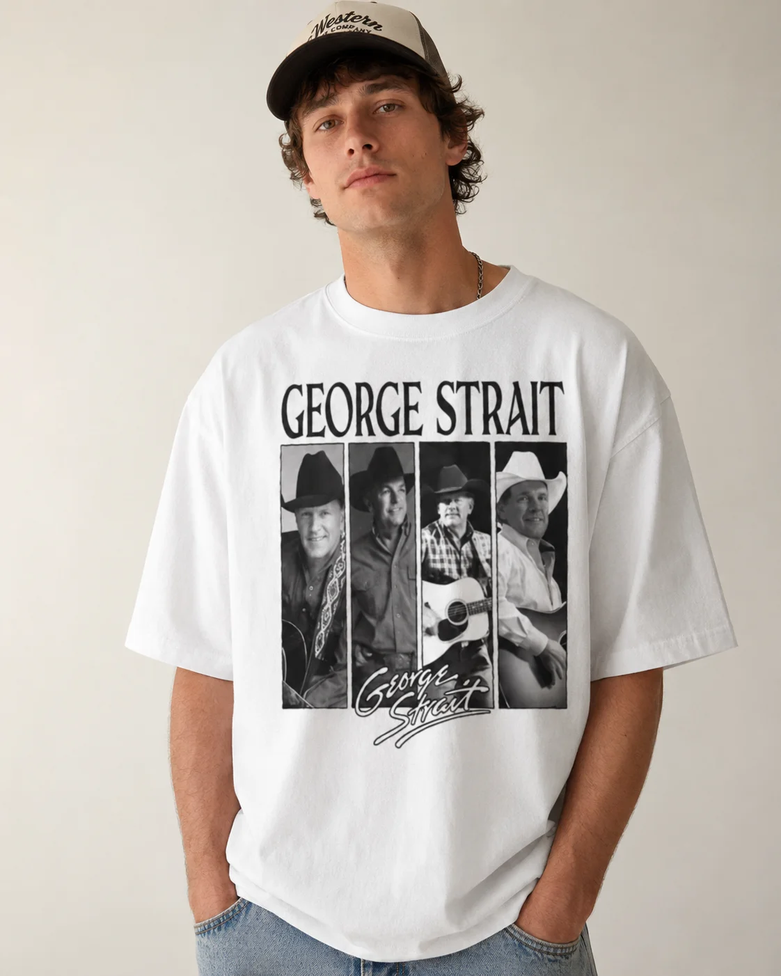 woobulk_1785898460089_0_83069d.webp George Strait Vintage Country Music Graphic Tee
