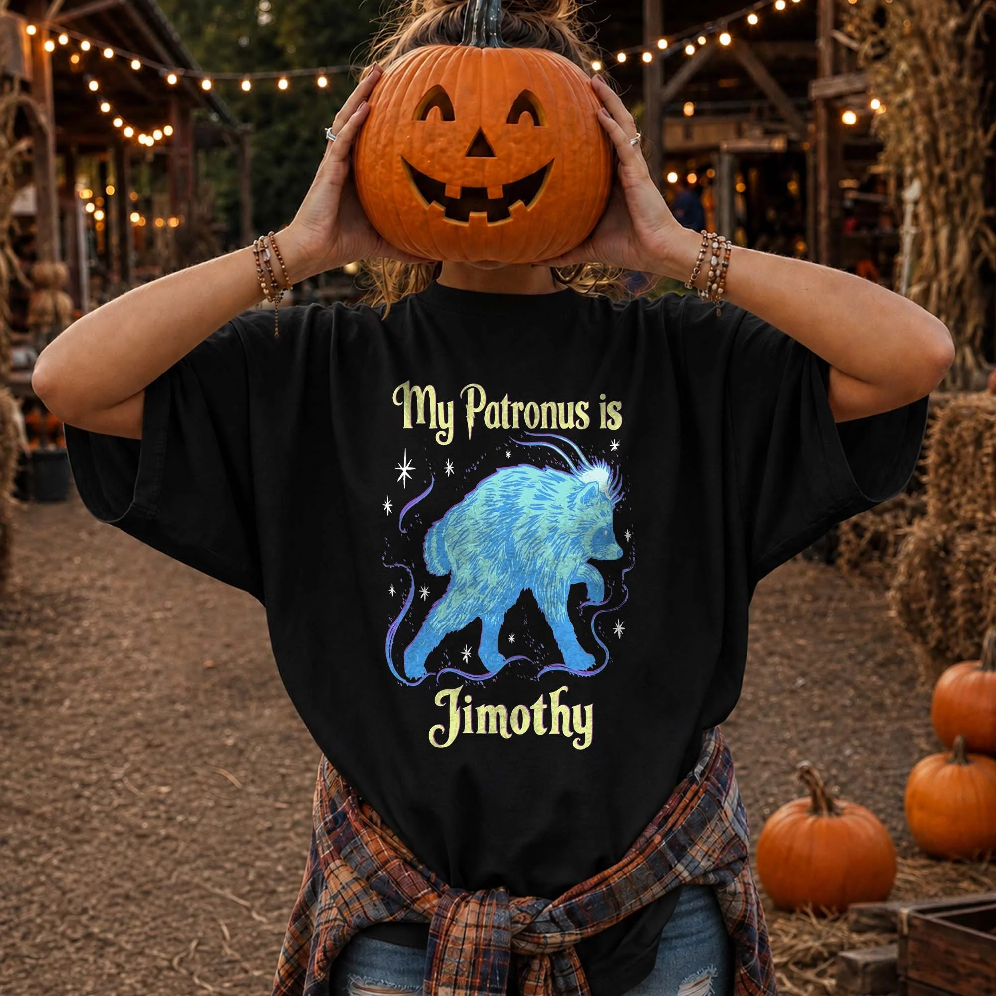 My Patronus Is Personalized Name Parody Tee Funny Wizard Fandom Gift