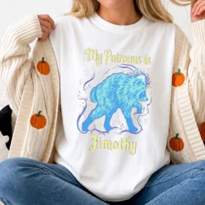 My Patronus Is Personalized Name Parody Tee Funny Wizard Fandom Gift