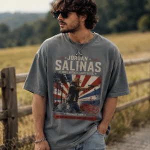 Hero Patriot Saved Lives Custom Name Tee Vintage Western American Flag