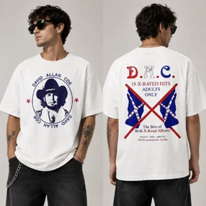 David Allan Coe 18 X-Rated Hits Tee Vintage Outlaw Country Shirt
