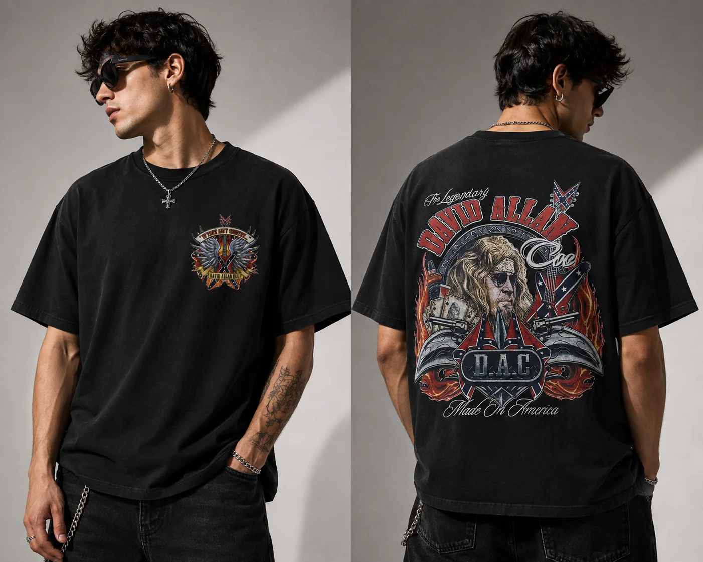 woobulk_1785989671593_0_086908.webp David Allan Coe Legendary Outlaw Country Vintage Tee Gift for Fans