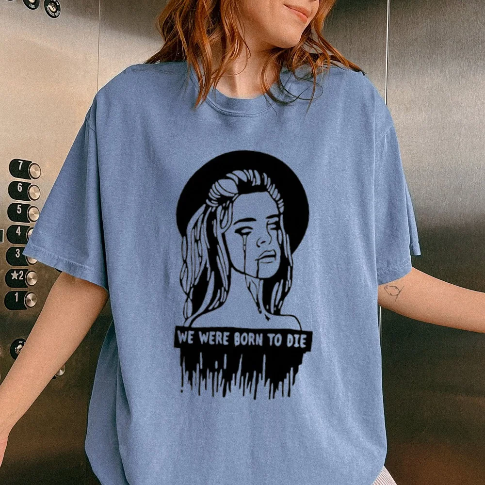 We Were Born To Die Graphic Tee Lana Del Rey Inspired Alternative Shirt