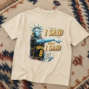 Sophie Cunningham Indiana 8 I Said What I Said Graphic Tee Women's Basketball Fan Shirt