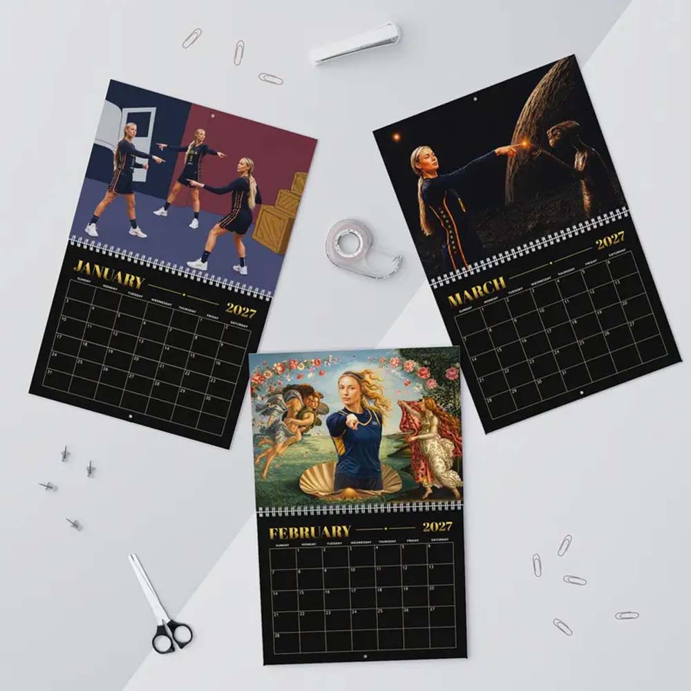 2027 Sophie Cunningham #8 Wall Calendar WNBA Basketball Fan Gift