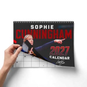 Sophie Cunningham 2027 Wall Calendar WNBA Basketball Fan Decor Gift