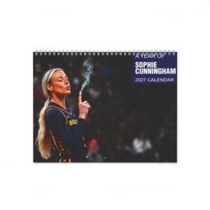 A Year of Sophie Cunningham 2027 Wall Calendar WNBA Basketball Fan Gift
