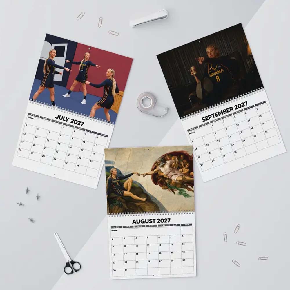 A Year of Sophie Cunningham 2027 Wall Calendar WNBA Basketball Fan Gift