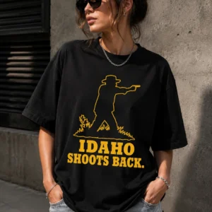 Idaho Shoots Back Tee Pro Gun Rights 2nd Amendment Shirt