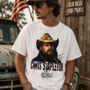 Chris Stapleton All American Road Show Tee Vintage Country Concert Shirt