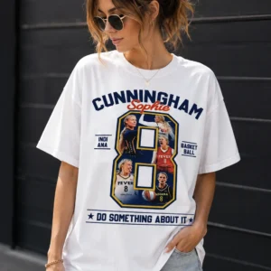 Sophie Cunningham Do Something About It Custom Name Tee Indiana Basketball Shirt