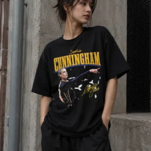 Sophie Cunningham Vintage Bootleg Tee Signature Basketball Fan Shirt