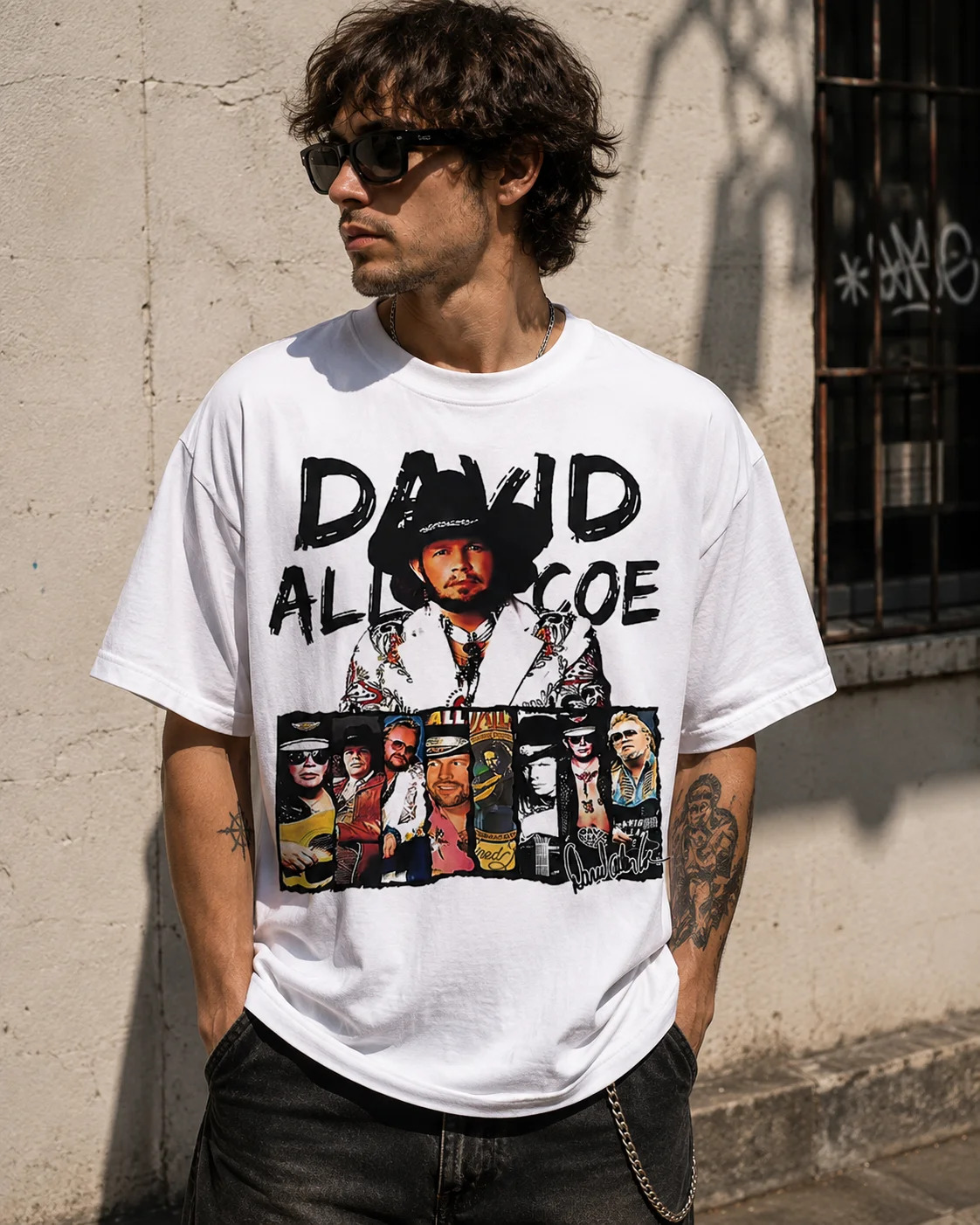 David Allan Coe Vintage Outlaw Country Tee Retro Concert Graphic Shirt