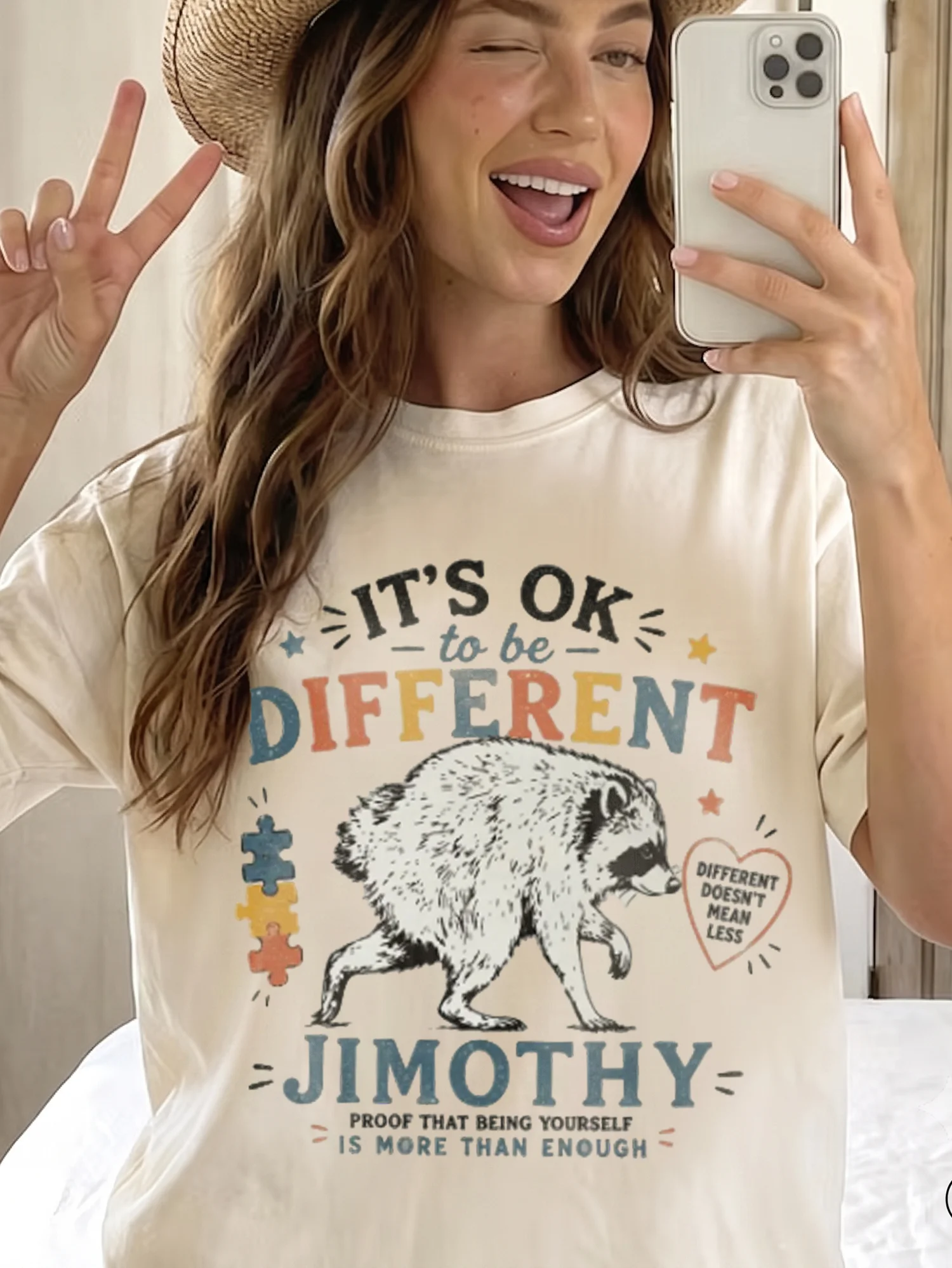 It's Ok To Be Different Custom Name Tee Different Doesn't Mean Less Autism Awareness Shirt