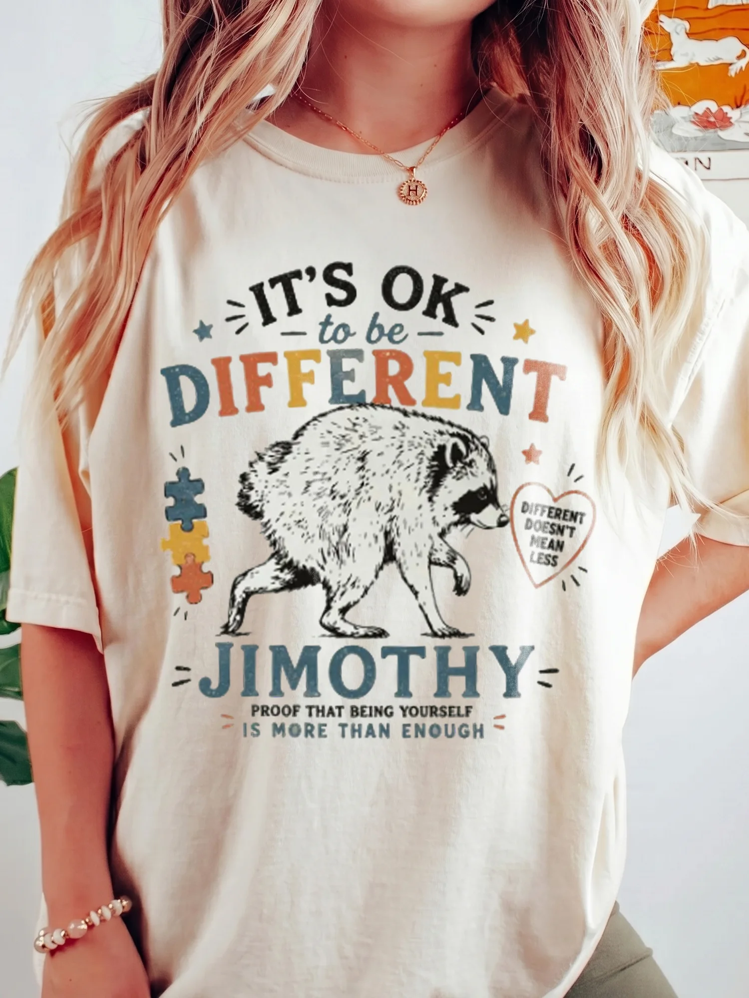 It's Ok To Be Different Custom Name Tee Different Doesn't Mean Less Autism Awareness Shirt