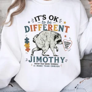It's Ok To Be Different Custom Name Tee Different Doesn't Mean Less Autism Awareness Shirt