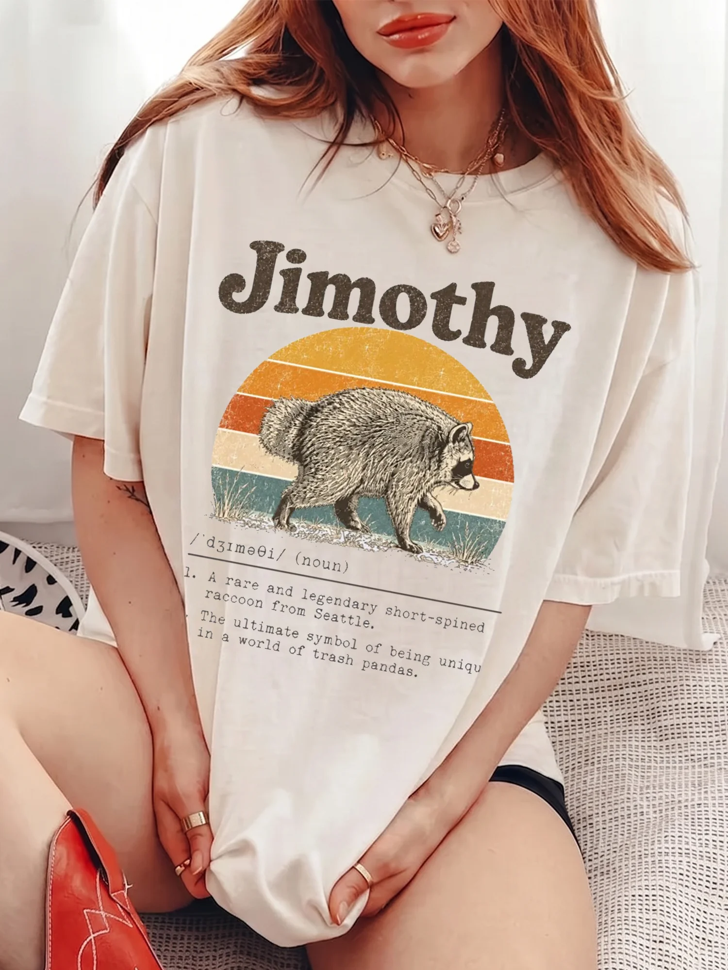Jimothy Seattle Raccoon Meme Tee Funny Trash Panda Shirt