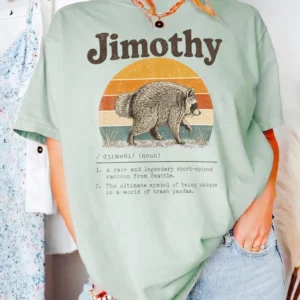 Jimothy Seattle Raccoon Meme Tee Funny Trash Panda Shirt