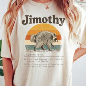 Jimothy Seattle Raccoon Meme Tee Funny Trash Panda Shirt