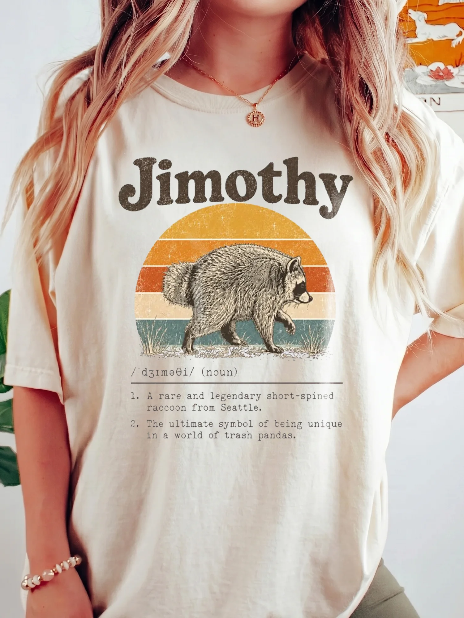 Jimothy Seattle Raccoon Meme Tee Funny Trash Panda Shirt