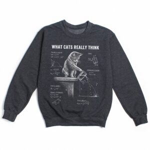 What Cats Really Think Funny Cat Physics Tee STEM Teacher Gift