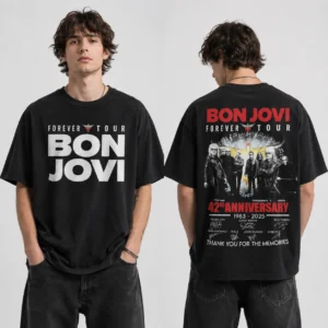 Bon Jovi Forever Tour 42nd Anniversary Tribute Tee