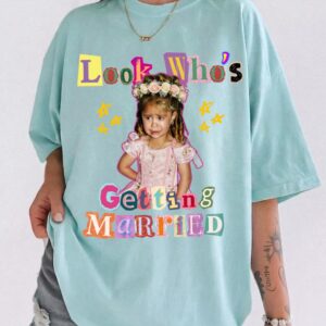 Look Who's Getting Married Retro Photo Bridal Shower Tee