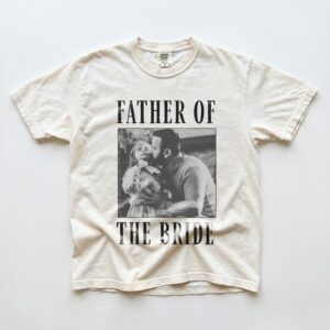 Father of the Bride Vintage Photo Tee Wedding Gift for Dad