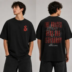 The Voices In My Head Legendary Shinedown Graphic Tee for Rock Fans