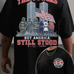 FDNY 9/11 Memorial Tee New York's Bravest Firefighter Tribute Shirt
