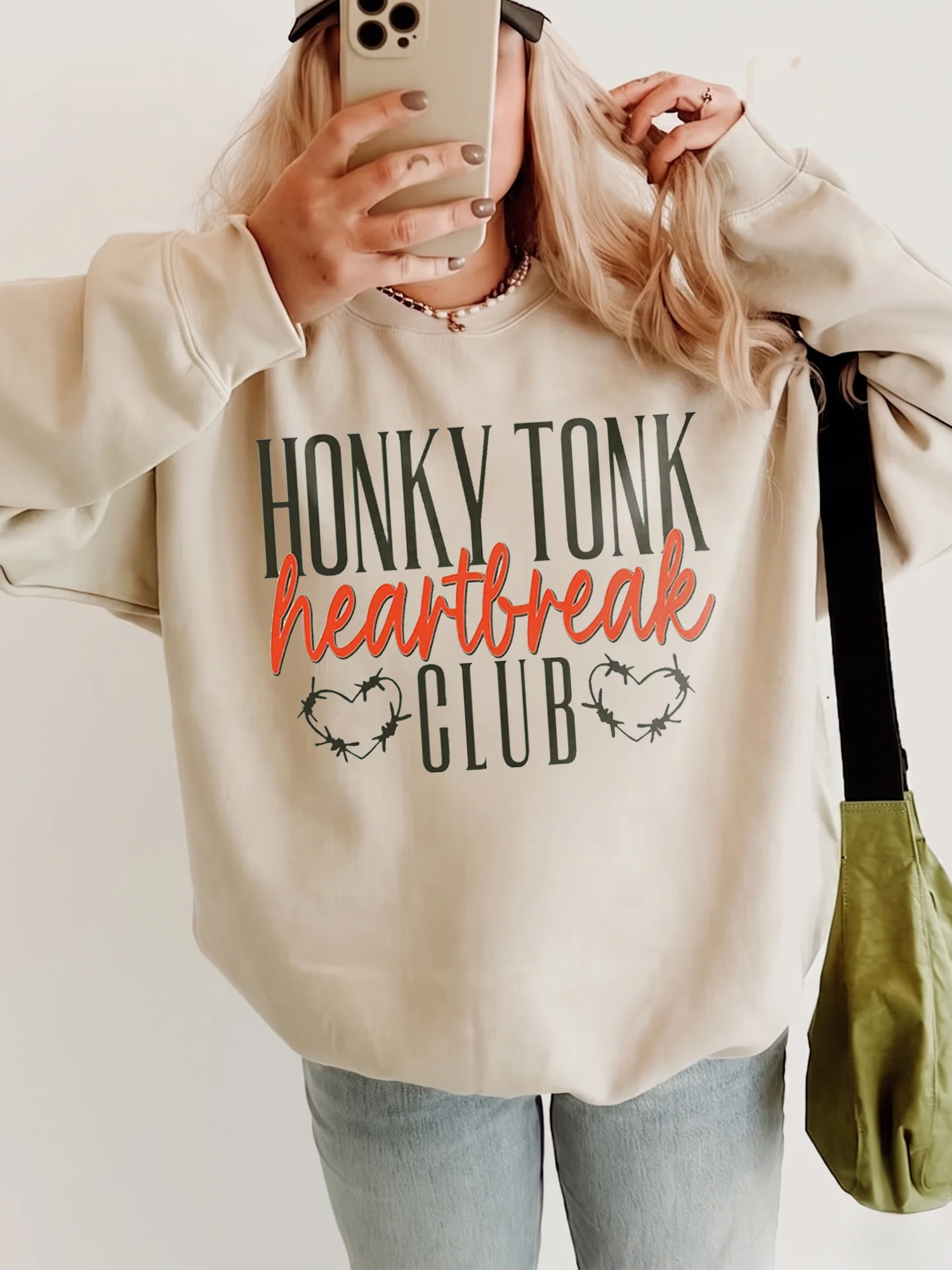 Honky Tonk Heartbreak Club Vintage Country Tee for Women