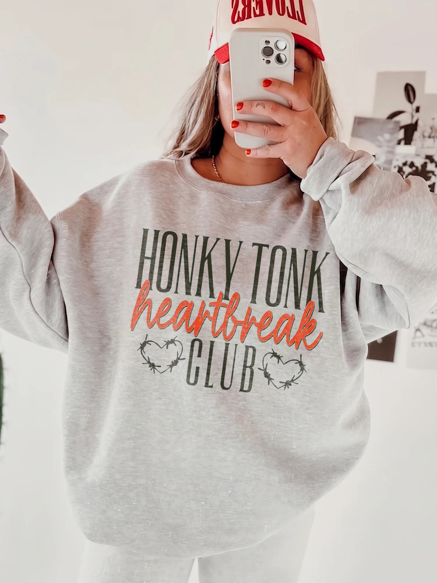 Honky Tonk Heartbreak Club Vintage Country Tee for Women