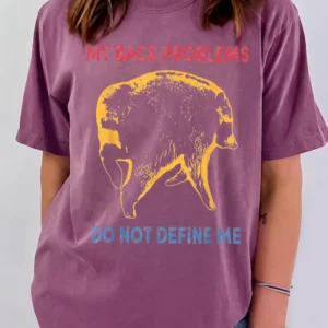 My Back Problems Do Not Define Me Tee Chronic Pain Awareness Buffalo Graphic Shirt
