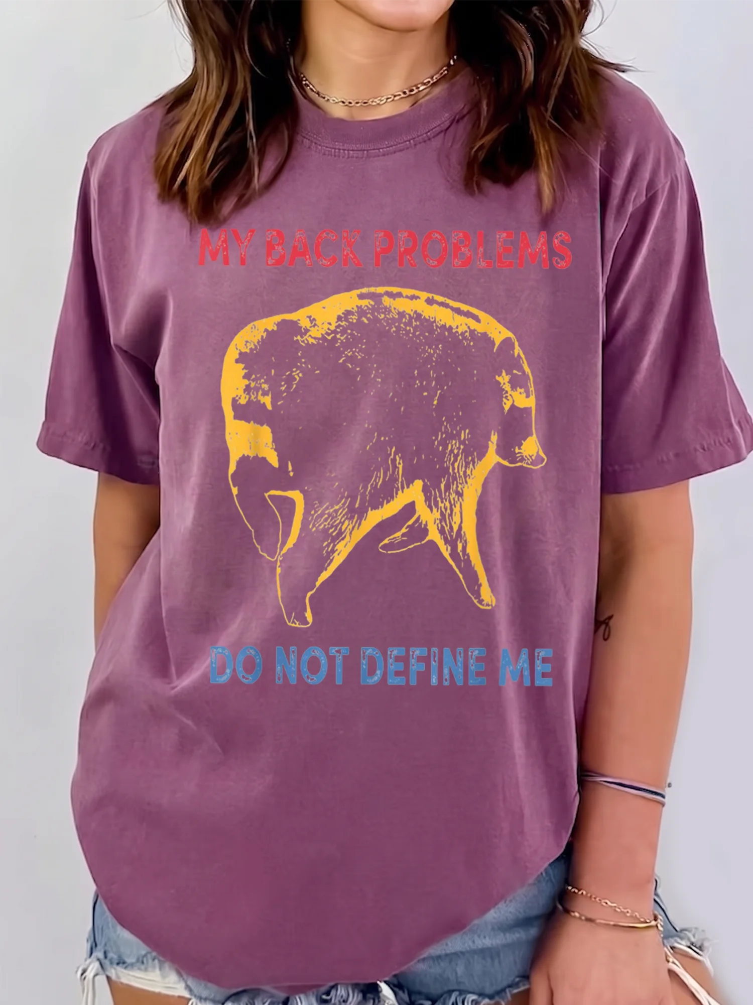 My Back Problems Do Not Define Me Tee Chronic Pain Awareness Buffalo Graphic Shirt