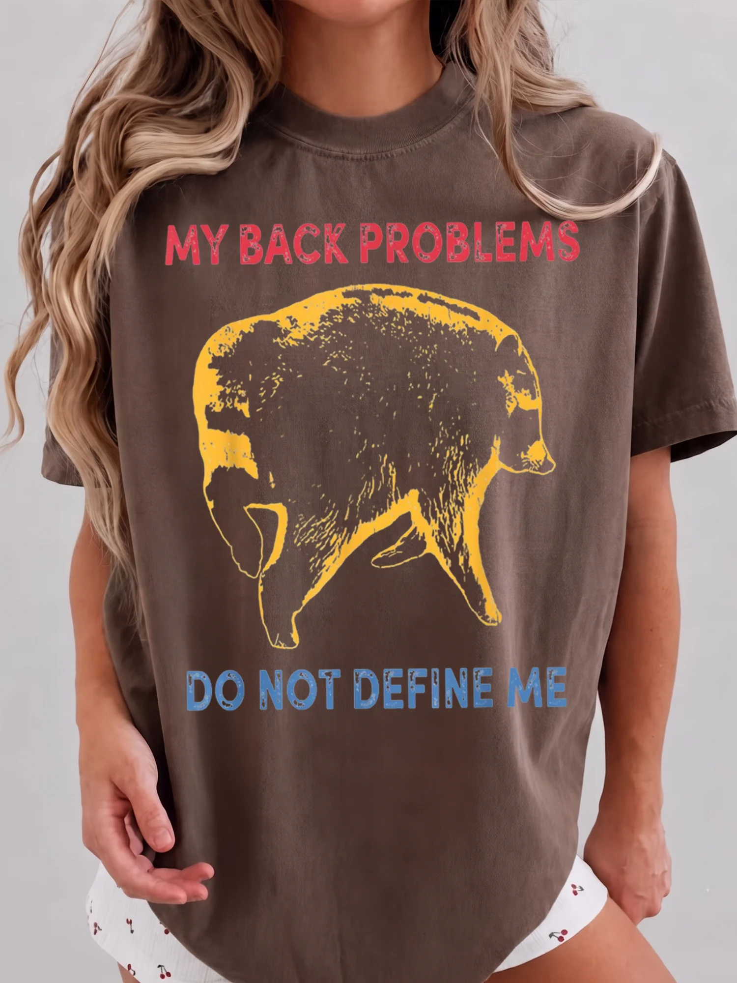 My Back Problems Do Not Define Me Tee Chronic Pain Awareness Buffalo Graphic Shirt