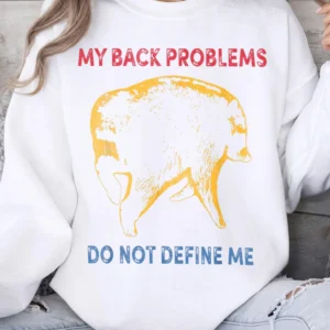 My Back Problems Do Not Define Me Tee Chronic Pain Awareness Buffalo Graphic Shirt