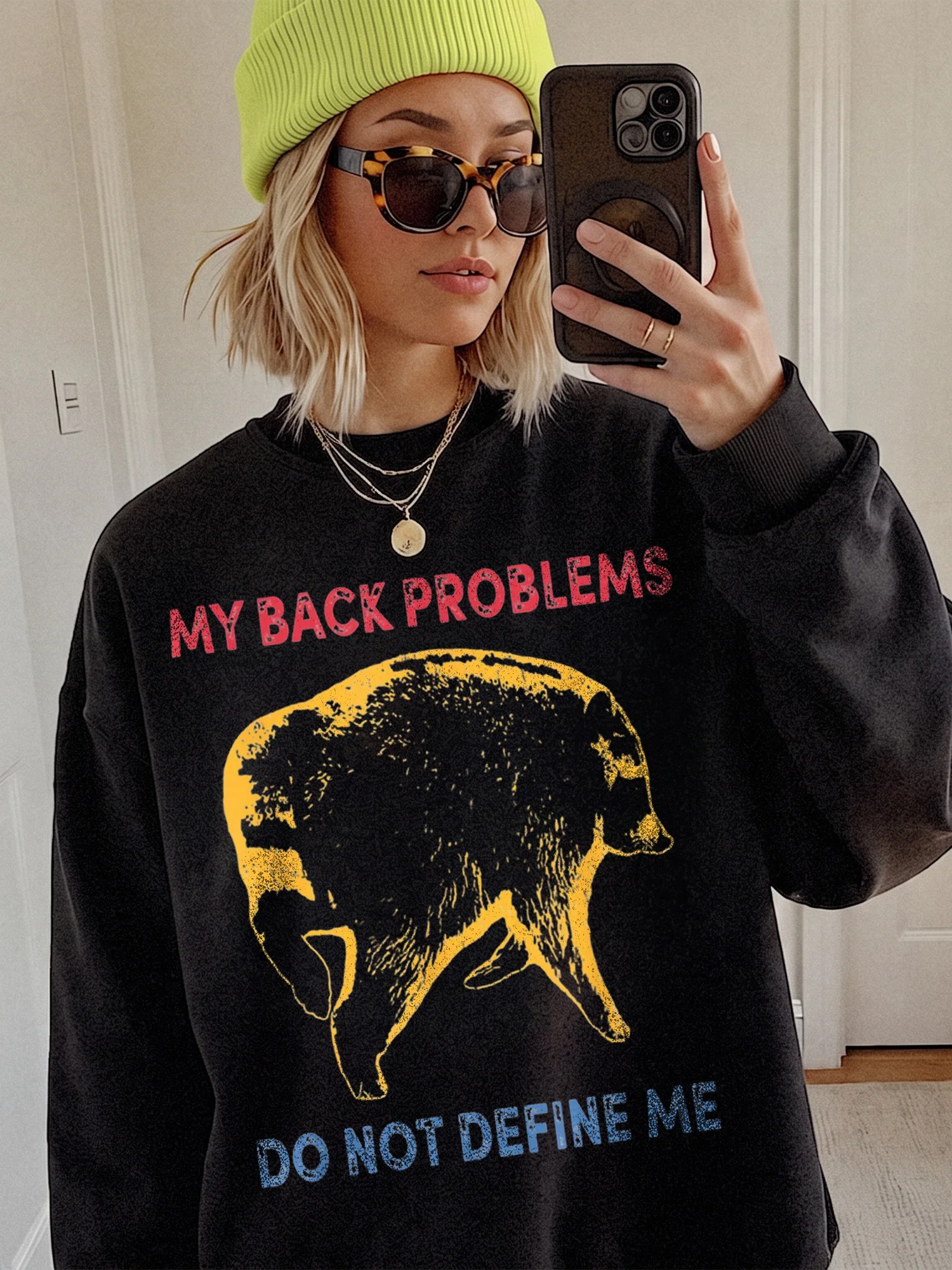 My Back Problems Do Not Define Me Tee Chronic Pain Awareness Buffalo Graphic Shirt