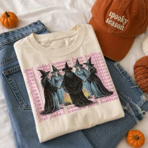 God Forbid Women Have Hobbies Witchy Tee Sarcastic Halloween Shirt