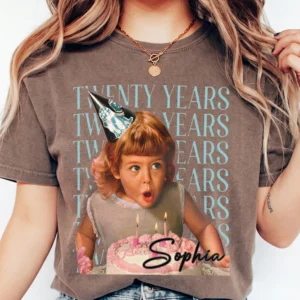 TWENTY YEARS 20th Birthday Custom Sweatshirt Retro Milestone Gift