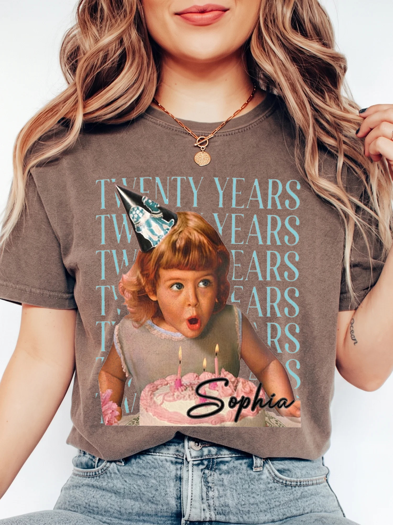 TWENTY YEARS 20th Birthday Custom Sweatshirt Retro Milestone Gift
