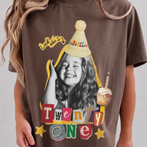 Look Who's Happy Birthday Tee Personalized Custom Photo Shirt